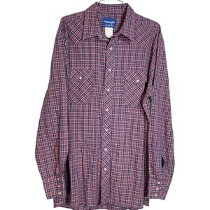 Vintage Wrangler Shirt Pearl Snap 90s